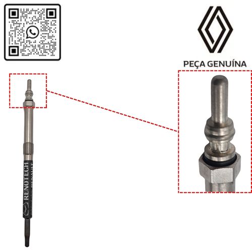 RN 445627-OK4 8200445627 VELA DE PRE-AQUECIMENTO MASTER 2.5 G9U ORIG -x4- 3
